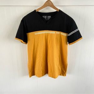 SOBK Straight Outta Brooklyn New York T Shirt Streetwear Large Retro Black Gold